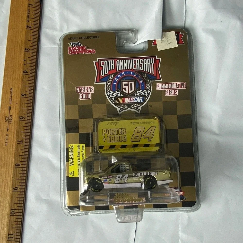 Racing Champions NASCAR Gold 50th Anniversary Wayne‎ Anderson 84 Porter Cable